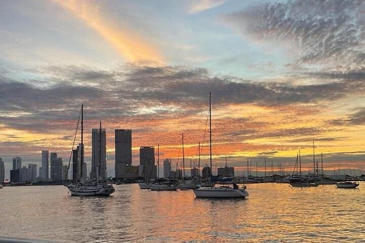 Catamaran In Bay *