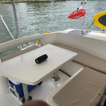 Catamaran In Bay