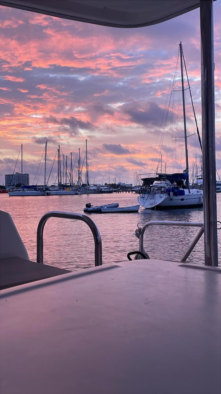 Botel Catamaran In Bay *
