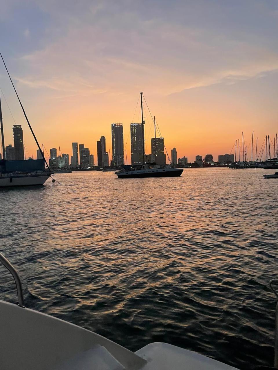 Catamaran In Bay